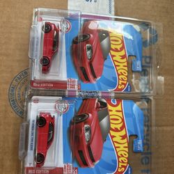 Hot Wheels #125/250 Red Edition 6/12 '99 Honda Civic Type R (EK9) in Red