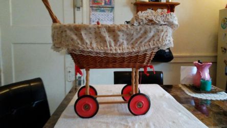 Antique baby cradle
