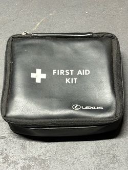 Lexus First Aid Kit Black Zip Case