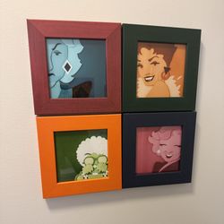 The Golden Girls 5x5 Small 4 Frame Set