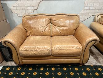 Love seat and arm chair