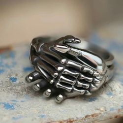 PUZZLE SKULL RING - FRIENDSHIP & LOVE