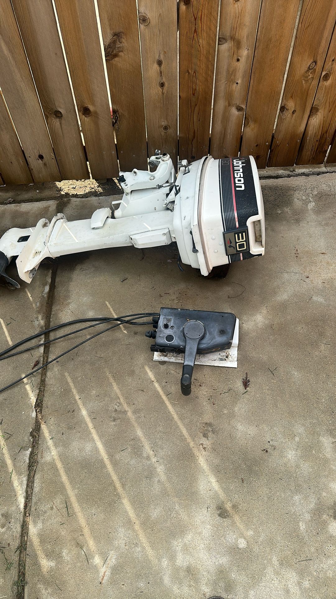 30hp Johnson With Controls