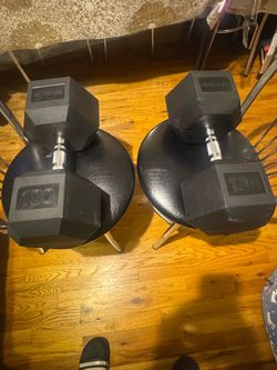 100lb Rogue Dumbbells