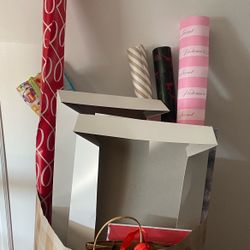 Assorted Paper, Boxes and Bags