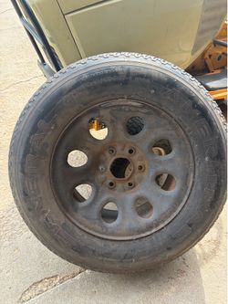 Chevy spare wheel