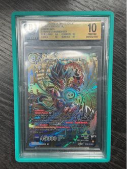 Dragon Ball Super Masters SSB Gogeta, Shining Blue Strongest Warrior BT26-138 SCR BGS 10