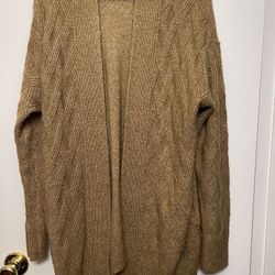 CAMELL CROFT AND BARROW WOMENS CARDIGAN SIZE LARGE 