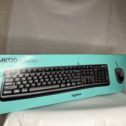 MK120 Logitech Computer Keyboard & Mouse 
