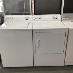 GE Washer And Dryer Set. 1 year Warranty 