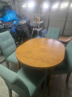 Table and chairs