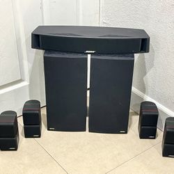 Denon & Bose Surround Sound Speakers 