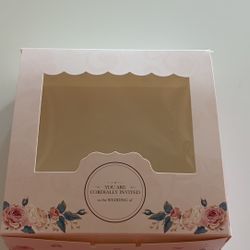 Luxury Floral Wedding Favor Boxes with Window – Set of 10 – Elegant Pink Design