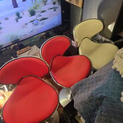 3 Adjustable Bar Stools 