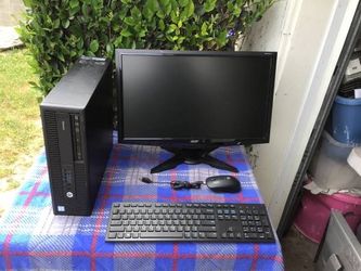 Hp desktop-i5 quadcore(4th gen cpu)4590 cpu,3.2ghz,8gigs,500hd, - (Windows 10,office incl.92115)