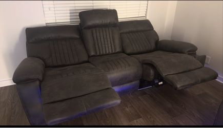 3-seater reclining sofa + 1 single armchair