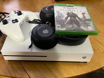 Microsoft Xbox One S White 1TB 4K UHD Wi-Fi Console w/ Controller Headset