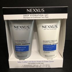  Nexxus Deep Hydration Set Shampoo/Conditioner Elastin Protein/Green Caviar Set.  