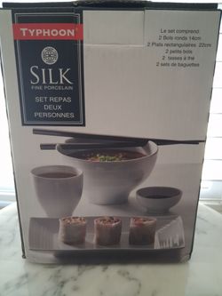 Typhoon "Silk" Fine Porcelain 2-Person Meal Set