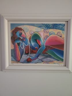 Original Custom Framed Painting 