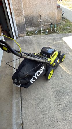 RYOBI 40 v lawnmower