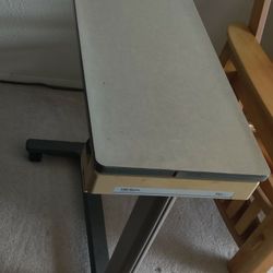 Hill Rom Over Bed Table with mirror.
