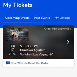 Christina Aguilera Tickets 