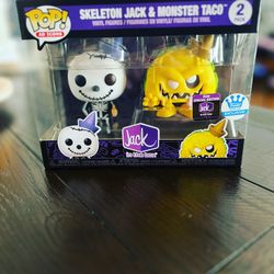 Skeleton Jack And Monster Taco Funko 