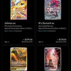 Pokémon Singles Sealed & Slabs 
