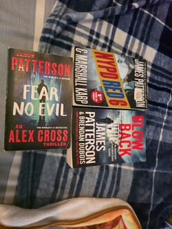 3 James Patterson books