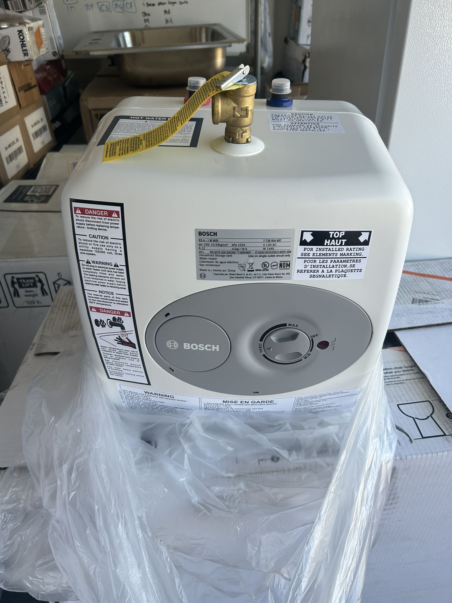 Bosch 4 Gal. Mini-Tank Electric Water Heater
