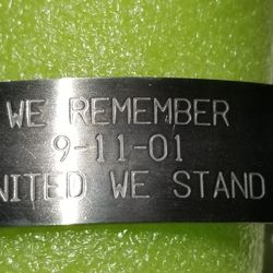 9-11-2001 Stainless Steel Bracelet 