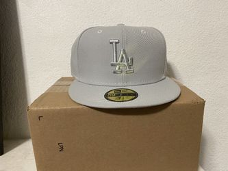 L A Dodgers Fitted Gray Hat