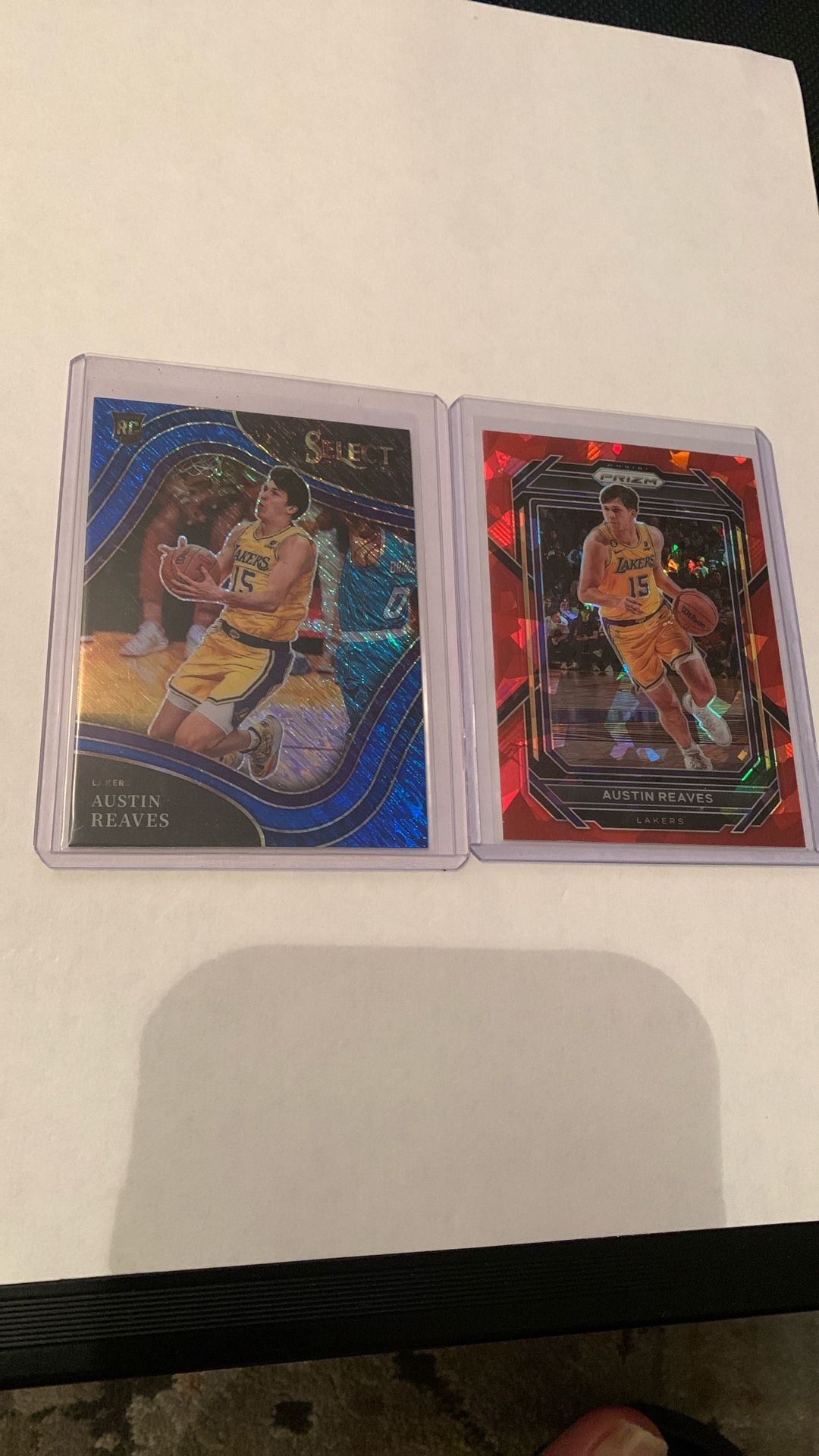 2021-22 Select Austin Reaves Holo Rookie & Free Cracked Ice