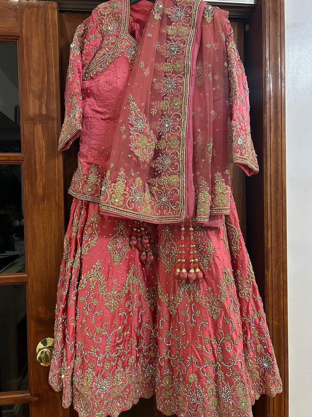 Pink Lehenga Desi