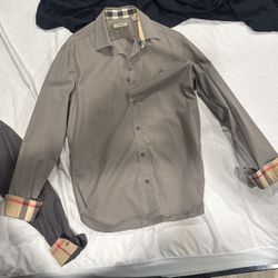 Burberry Dress Shirt Medium 