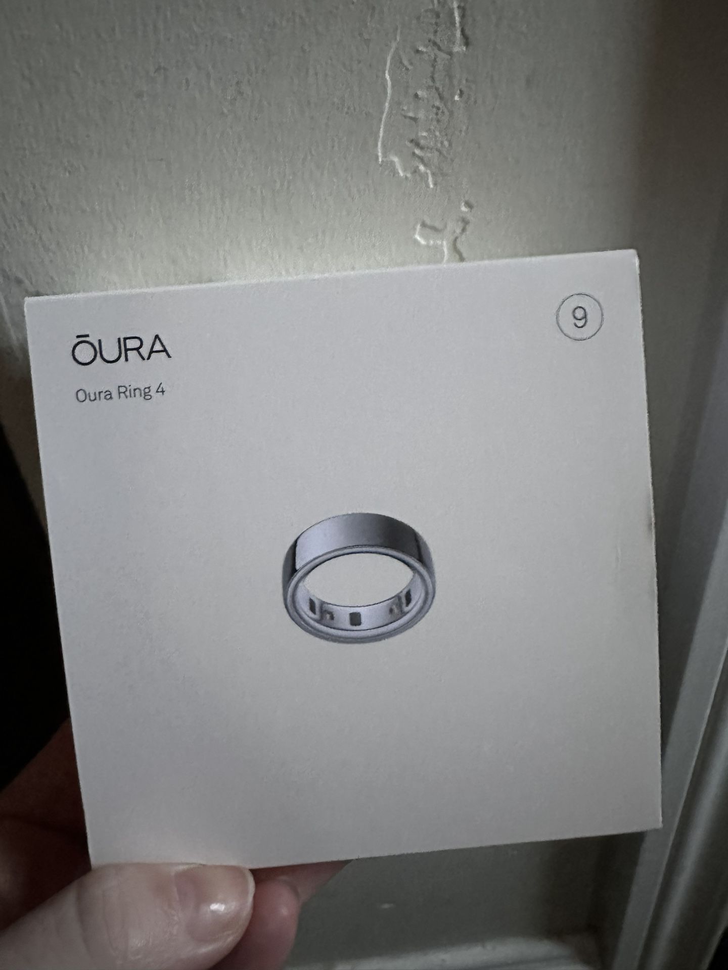 Oura Ring 4 Silver Size 9