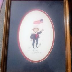 P Buckley Moss Frame Print