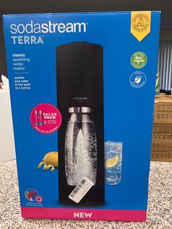 Brand new! Sodastream Terra sparkling water maker