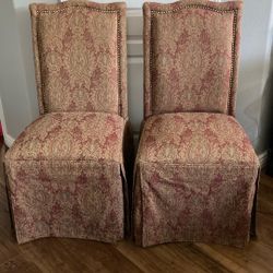 2 dining, beautiful chairs