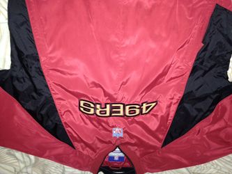 New Reebok 49ers Windbreaker Jacket