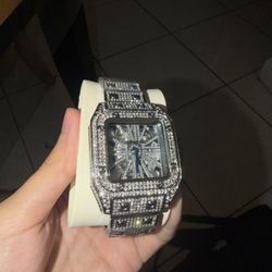 Santos Moissanite Watch