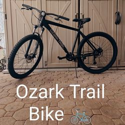 Ozark Trail Mountain Bike, Mate Black, Unisex