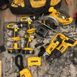 Dewalt New Tool Set And Bag 