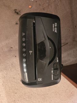Black shredder