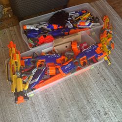 Assorted Nerf  Guns 