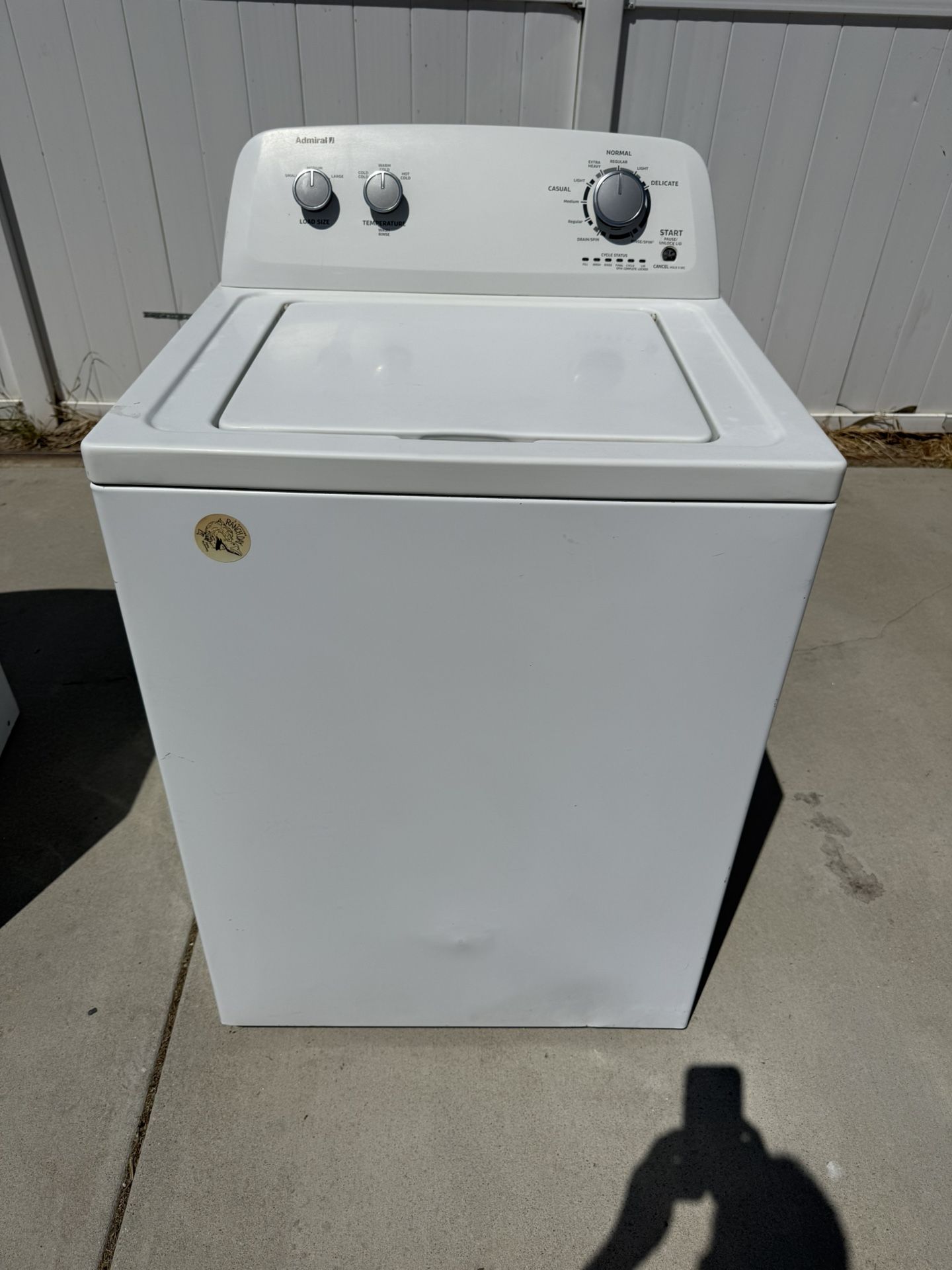 Admiral Washer
