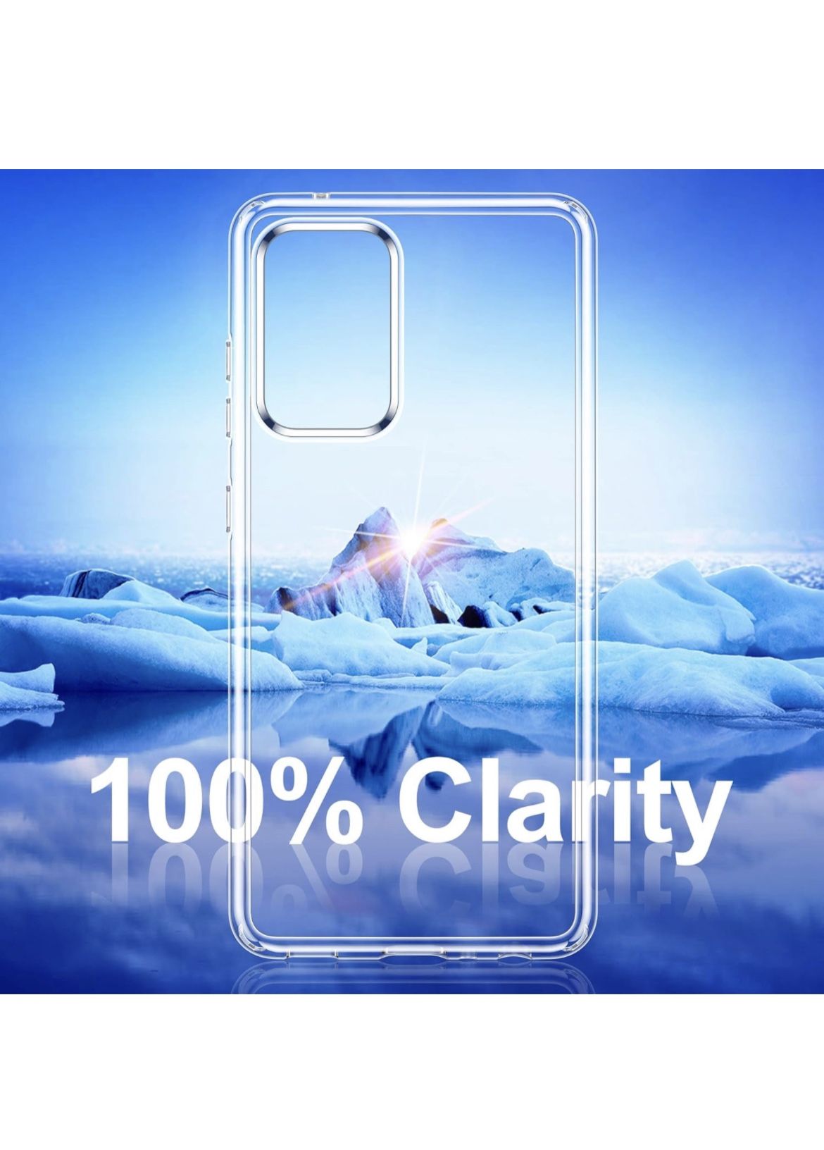 Phone Case Compatible with Samsung Galaxy A72 Case Clear