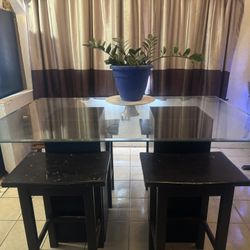 Glass Dinning Table 