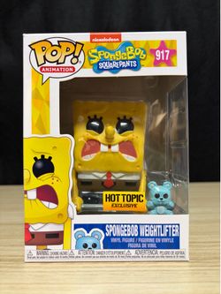 Funko Pop! Vinyl: Nickelodeon SpongeBob Weightlifter - SpongeBob SquarePants #917 - Hot Topic Exclusive